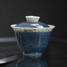 貝柚手繪功夫茶具套裝家用陶瓷蓋碗茶杯辦公室會(huì )客簡(jiǎn)約禮盒裝 灑藍手寫(xiě)詩(shī)文蓋碗茶杯套裝-清逸 10 曬單實(shí)拍圖
