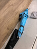 漁之源釣魚傘帽頭戴式雨傘帽防曬斗笠折疊頭頂傘遮陽防雨帽傘漁具用品 【天藍橡膠圈】雙層黑膠中號傘 +冰袖 曬單實拍圖
