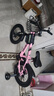 鳳凰（PHOENIX）兒童自行車(chē)男女寶寶腳踏車(chē)3-8-12歲兒童山地車(chē)14-18-22寸小孩單車(chē) 極氪輻條輪+ 迷人粉+ 悍馬輔助輪 16寸適合身高（105-130cm） 曬單實(shí)拍圖