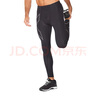 2XU Light Speed系列健身褲男 MCS梯度壓縮褲專業(yè)訓練高彈速干緊身褲 黑/金反光 M 曬單實拍圖
