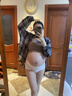 貓人（MiiOW）高腰孕婦內褲女士純棉加長(cháng)抗菌襠懷孕期早中晚孕期大碼產(chǎn)后托腹褲 藍色+黃色+紫色【3條裝】 XL 【建議體重120-150斤】 曬單實(shí)拍圖