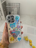 圣圖朗創(chuàng)意點(diǎn)鉆油畫笑臉適用iPhone16promax蘋果15新款手機(jī)殼13全包個(gè)性12閃粉鏡頭女11支架14防摔保護(hù)套 白底愛心笑臉【開心發(fā)財(cái)】閃粉鏡頭支架 iPhone 14 Pro Max 曬單實(shí)拍圖