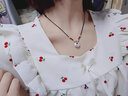 顏如飾999銀平安鎖福字吊墜項(xiàng)鏈編織繩輕奢優(yōu)雅鎖骨鏈送女友生日禮物 L2114平安福吊墜項(xiàng)鏈-六朵花禮盒 曬單實(shí)拍圖