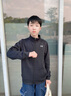安德瑪（Under Armour）兒童童裝外套秋冬季舒適休閑百搭立領(lǐng)針織運動夾克253313118 黑色 150 曬單實拍圖