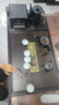 石福記實(shí)木茶盤全自動(dòng)加水燒水一體電器大號(hào)高檔天然原木茶臺(tái)茶具套裝 茶盤茶具D套裝（90*45*4.5cm） 曬單實(shí)拍圖