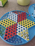 勝旅升級(jí)款跳跳棋飛行棋二合一玻璃珠跳棋兒童玩具桌游親子互動(dòng)游戲棋 玻璃珠款兩用跳棋【贈(zèng)備用子】 曬單實(shí)拍圖