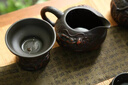 器酋高端紫陶茶具整套蓋碗茶壺功夫茶杯泡茶器全套裝輕奢禮盒送人禮品 龍紋紫陶茶壺10入 曬單實拍圖
