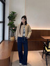 波司登輕薄羽絨服女短款90絨翻領(lǐng)菱格巴恩風(fēng)保暖外套B250135332 曬單實(shí)拍圖