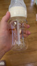 舒嬰母乳喂養(yǎng)防嗆小白管奶瓶新生兒寶寶玻璃200ml防脹氣瓶喂 曬單實(shí)拍圖