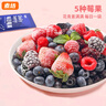 素坊每日莓果 混合草莓樹莓新鮮冷凍藍(lán)莓鮮果黑莓速凍水果冰凍漿果 每日莓果90g*10袋 曬單實(shí)拍圖
