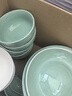蘇氏陶瓷（SUSHI CERAMICS）青瓷套裝餐具花開富貴25頭陶瓷盤碗禮盒裝G90373-1 曬單實拍圖
