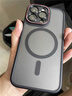 玄皇【鏡頭全包】蘋果16promax手機(jī)殼iphone16新款膚感磨砂Magsafe磁吸充電硅膠防摔超薄透明高端簡(jiǎn)約 蘋果16ProMax【磨砂黑】徠卡鏡頭 親膚手感 曬單實(shí)拍圖