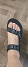 TEVA 太哇 涼鞋沙灘鞋夏季魔術(shù)貼休閑戶外運動徒步緩震男鞋 陶器黑色/灰褐色 8 曬單實拍圖