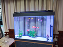 森森（SUNSUN）超白玻璃魚缸客廳大型底過濾自循環(huán)水族箱2025新款大理石紋路 1米長35cm寬 水切一體水槽 灰色 贈(zèng)大禮包 曬單實(shí)拍圖