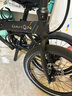 大行（DAHON）自行車(chē)20英寸20速超輕鋁合金碟剎成人單車(chē)KBA005 黑色BA款油碟 曬單實(shí)拍圖