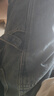 IZEXX柳丁工裝休閑短褲男夏季美式拼接直筒薄款牛仔五分褲IS33深藍L 曬單實拍圖