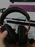 惠普（HP）GH20Pro無線游戲耳機頭戴式7.1環(huán)繞音效電競吃雞三角洲FPS游戲聽聲辨位適用暗影精靈 無線版黑紅色 曬單實拍圖