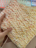 趣木也手混毛線團手工圍巾編織神器diy材料包奶油風(fēng)情侶圍脖冬季送女友 楓葉奶橘2團+棒針+小熊貼+禮袋 曬單實拍圖