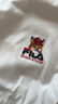 FILA黃景瑜同款|斐樂(lè )官方情侶針織短袖2025夏季新款小狐貍刺繡休閑T恤 云菇白-WT XL 180/100A/XL 曬單實(shí)拍圖
