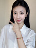 禮意久久柿柿如意黃金吊墜手鏈女生生日禮物女生老婆七夕情人節(jié)禮物送女友 曬單實拍圖