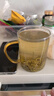 青蘋果（QINGPINGGUO） 玻璃杯帶把手耐高溫待客泡茶杯子牛奶杯家庭喝水杯家用水杯套裝 加厚簡約杯【6色裝】 400ml 曬單實拍圖