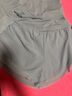 【暴汗服】夏季瑜伽服套裝女短袖短褲速干運(yùn)動(dòng)假兩件跑步健身服 藍(lán)色 L 曬單實(shí)拍圖
