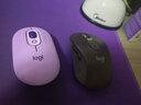 羅技（Logitech）POP MOUSE無(wú)線藍(lán)牙鼠標(biāo) Mac ipad鼠標(biāo)辦公雙模無(wú)線鼠標(biāo)usb鼠標(biāo)電池 時(shí)尚辦公男女便攜多彩 星暮紫 曬單實(shí)拍圖