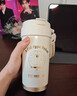 杯具熊（BEDDYBEAR）陶瓷內膽咖啡杯水杯高顏值女隨行杯送禮物輕心咖啡杯-白金夢(mèng)+禮品袋 500ml陶瓷 曬單實(shí)拍圖