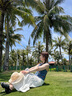 樂町暗紋提花小白裙女25年夏季新款塔克設(shè)計(jì)半身裙少女感休閑長裙 亮白（現(xiàn)貨） M 曬單實(shí)拍圖
