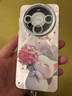 威愷 適用華為mate60手機殼mate60保護套鏡頭全包防摔網(wǎng)紅高端男女款創(chuàng)意羽紗繡球貓+手鏈 曬單實拍圖