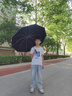 TTK全自動(dòng)雨傘大號(hào)環(huán)扣傘免持男士折疊雙骨加固結(jié)實(shí)防曬傘女晴雨兩用 星空黑【雙骨加固+直徑125cm] 曬單實(shí)拍圖