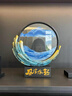 IENKI德國風(fēng)生水起流沙畫(huà)沙漏擺件輕奢高檔家居客廳辦公室酒柜玄關(guān)裝飾 【藍色款】風(fēng)生水起-禮盒裝 曬單實(shí)拍圖