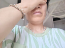 天使之淚淡水珍珠項(xiàng)鏈女滿天星項(xiàng)鏈年輕款18K金近圓強(qiáng)光情人節(jié)送女友禮物 曬單實(shí)拍圖