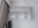 古森哲空調(diào)擋風(fēng)簾空調(diào)罩防塵罩防直吹月子罩紗簾魔術(shù)貼自粘遮風(fēng)簾開機(jī)不取1-3匹掛機(jī)通用罩子 加長100CM 曬單實(shí)拍圖