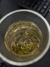 容山堂雙層隔熱水杯泡茶玻璃杯綠茶專用茶杯杯山巒大號辦公杯咖啡杯子 玻璃束腰雪山綠茶杯 曬單實拍圖