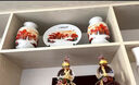 鴻運(yùn)當(dāng)頭花瓶三件套擺件景德鎮(zhèn)瓷器擺件辦公室居家書房中式擺件 鴻運(yùn)當(dāng)頭三件套D款【送底座】 曬單實(shí)拍圖