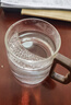綠昌明玻璃杯加厚茶水分離泡茶杯耐高溫月牙過濾綠茶杯辦公室水杯 曬單實(shí)拍圖