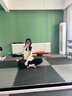 EIN【淡人穿搭】EIN言花影鏤空中式立領(lǐng)針織衫女上衣25夏新款 淺杏 M 曬單實(shí)拍圖