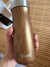 SWELL寬口保溫杯保冷兩用茶杯創(chuàng)意個(gè)性男女大容量不銹鋼水杯禮物杯子 柚木470ml 曬單實(shí)拍圖