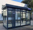 億千弘戶外吸煙亭定制廠家吸煙室外可移動(dòng)公共園區(qū)吸煙房成品崗?fù)け０餐?定制吸煙亭-意向金 曬單實(shí)拍圖