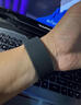 表帶哥適用蘋(píng)果手表表帶apple watch S10荔枝皮紋磁吸硅膠表帶S9/iwatch Ultra1/2代45/46/49MM男士黑色 曬單實(shí)拍圖