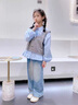 G.DUCKKIDS小黃鴨童裝女童套裝春秋季新款兒童衣服女大童學(xué)院風(fēng)襯衫馬甲秋裝 襯衫馬甲牛仔褲 150 尺碼11~12歲【140-150cm】cm 曬單實拍圖