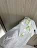 404MOBGANG花卉刺繡解構(gòu)拼接boxy版型短袖T恤男女短款cleanfit正肩潮t 灰色 L 曬單實(shí)拍圖