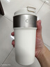 卡羅特保溫杯陶瓷內(nèi)膽咖啡杯女高顏值吸管水杯便攜隨行保冷500ML香草白 曬單實拍圖