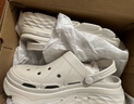 斯凱奇（Skechers）七夕禮物洞洞鞋女士夏季細(xì)閃泡泡鞋透氣外穿包頭沙灘涼拖鞋111267 曬單實(shí)拍圖