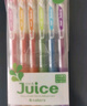 百樂(lè)（PILOT）JUICE果汁筆彩色中性筆0.5簽字筆按動(dòng)水筆文具套裝手賬高顏值 閃亮色系6色套裝LJU-60EF-6C 曬單實(shí)拍圖