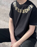 BOY LONDON春男女同款短袖仿?tīng)C金環(huán)形印花老鷹潮牌T恤N01903 黑色 M 曬單實(shí)拍圖