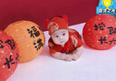 龍喜年【孕媽有禮】嬰兒滿月寶寶衣服男女紅國(guó)風(fēng)百天百日宴連體衣夏79元 宮墻紅 團(tuán)龍紋 59cm 曬單實(shí)拍圖