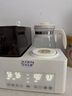 小壯熊恒溫水壺紫外線奶瓶消毒體溫奶暖奶器三合一自動搖奶加熱奶器嬰兒 曬單實拍圖