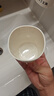 慕亞（MUYA）牙刷置物架奶油風免打孔牙刷杯漱口杯衛(wèi)生間壁掛式牙刷架子 曬單實拍圖